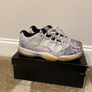 2019 Air Jordan 11 Retro Low 'Light Bone Snakeskin